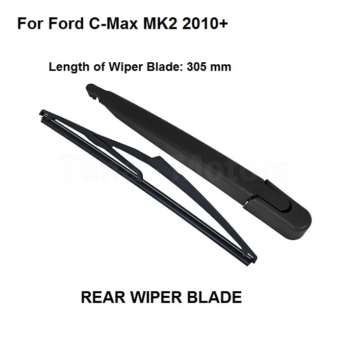 Free Shipping Car Styling For Ford C-Max MK2 Rear Windshield Window Wiper Arm Blade Set 2010+