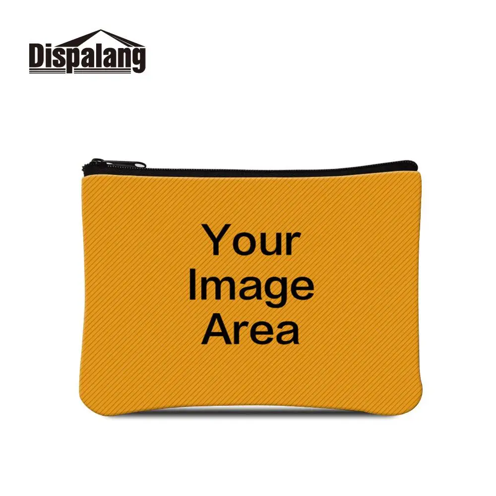 Custom Coin Purse Customize Your Own Logo Design Money Bags Women DIY Shopping Change Pouch Lady Small Zipper Key Card Hand Bag