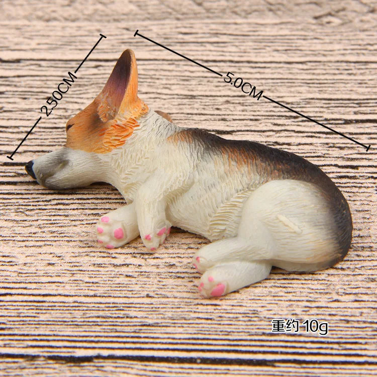 12 styles French Bulldog Sleepy corgis Dog Toys Action Figures PVC Model Toy Brinquedos Landscape Decor Animals Dolls Kids Gifts