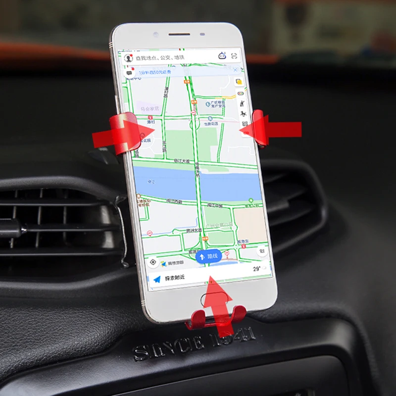For Jeep Renegade 2015 2016 2017 2018 2019 2020 Accessories Car Dashboard Air Vent Mount Mobile Phone Holder Smartphone Bracket