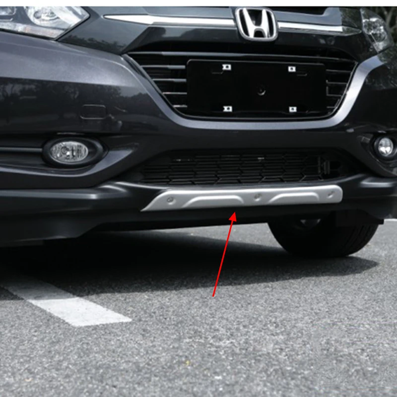 For Honda HRV HR-V Vezel 2014 2015 2016 Aluminum Alloy Front Rear Bumper Guard Protector Skid Plate Bumper Covers Car Styling