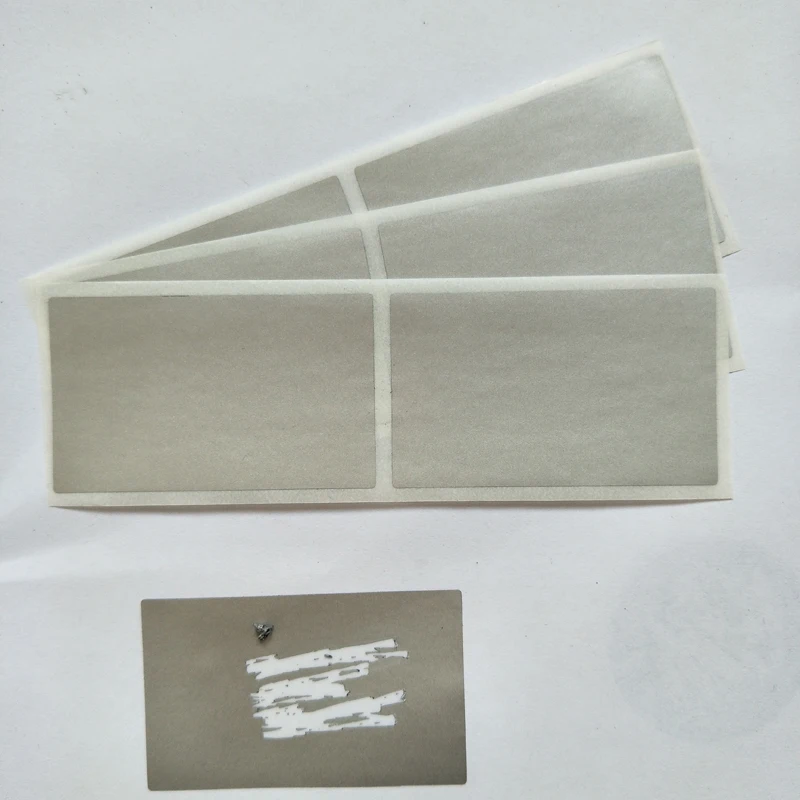 35*58mm 50pcs Silver Gold Adhesive SCRATCH OFF Stickers For DIY Password Hand Made Scratched Stripe Card Film