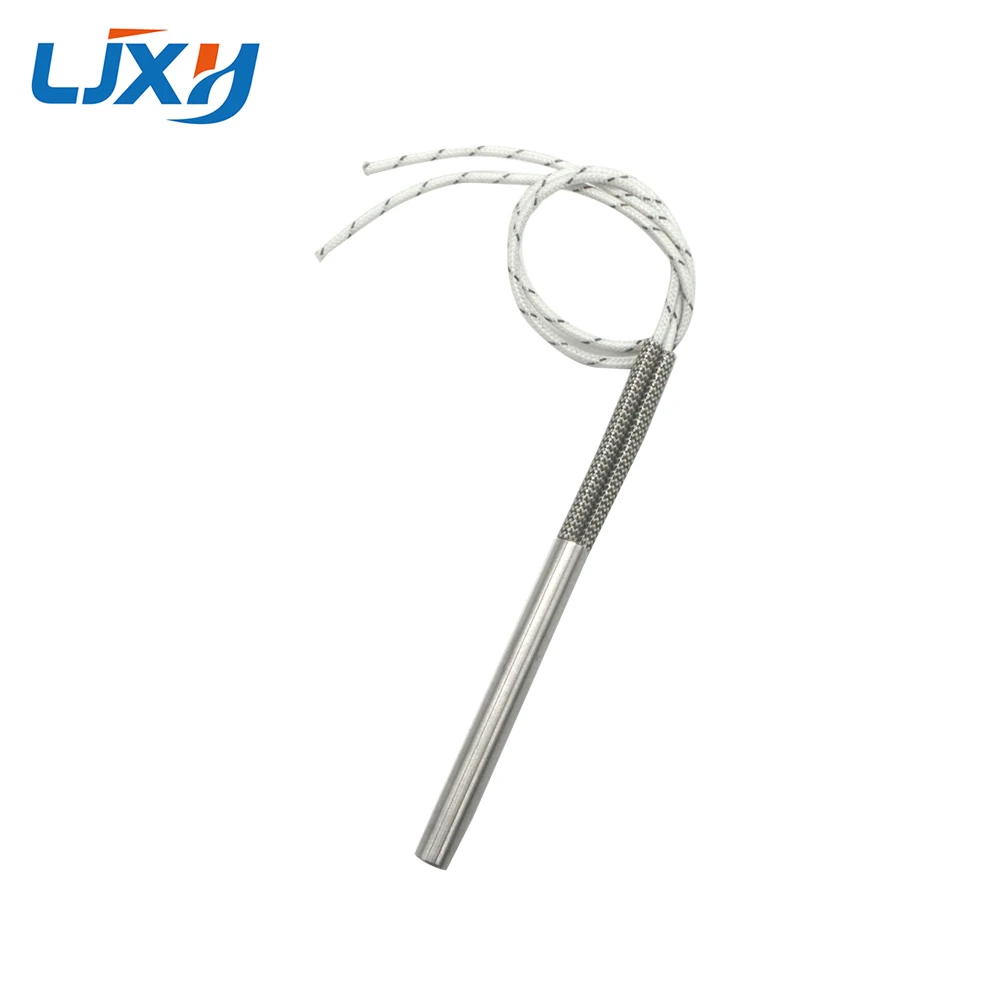 LJXH 2pcs Cartridge Heater Element Single-End Electric Heat Pipe AC110V/220V/380V 160W/200W/260W 8x80mm/0.314x3.15\