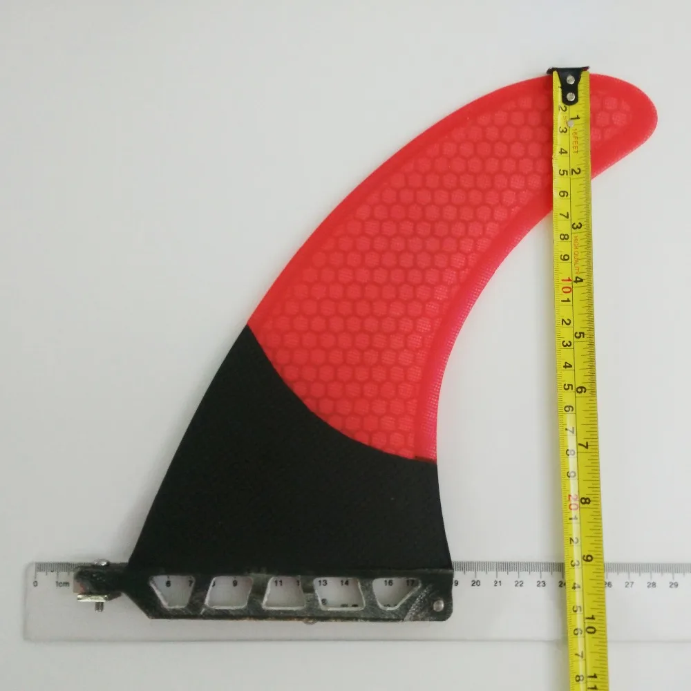 Paddle board Longboard Single Fins Red Surfboard Fin 9