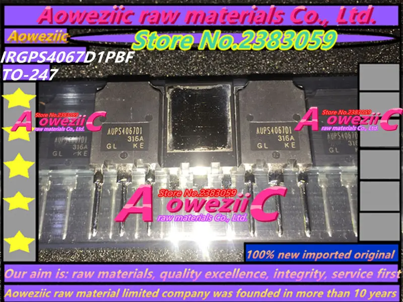 Aoweziic 100% novo importado AUPS4067D1 AUIRGPS4067D1 GPS4067D1 IRGPS4067D1PBF TO-247 IGBT tubo de poder