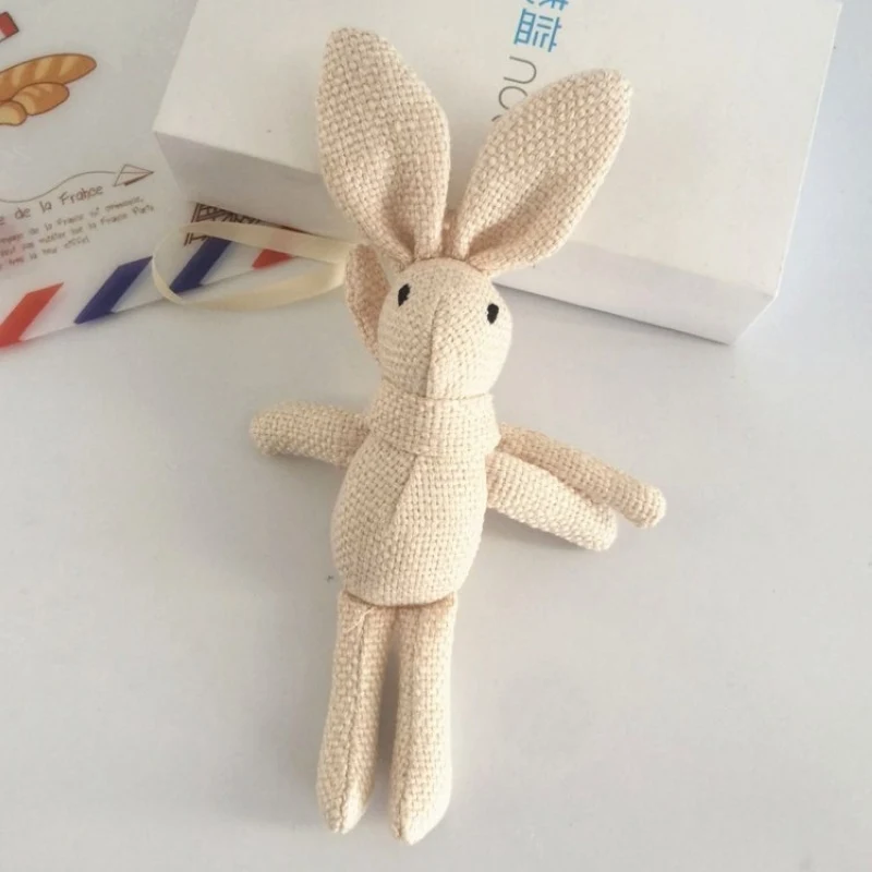 Cute Wishing Rabbit Keychain Animal Doll Cartoon Unicorn Plush Toy Rabbit Keychain For Children Baby Toy Birthday Christmas Gift