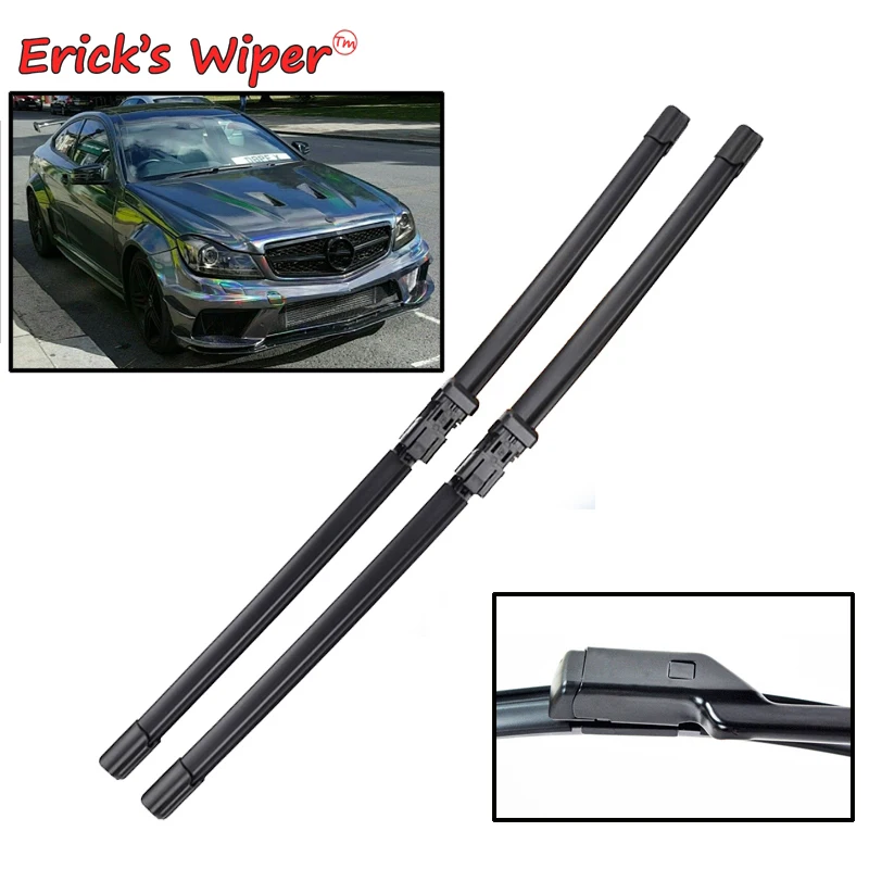 Erick\'s Wiper LHD Front Wiper Blades For Mercedes-Benz C-Class W204 2013 - 2014 Windshield Windscreen Window Brushes 24\