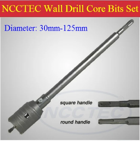 [long 6 angles handle] 430mm 17.2'' long connection shaft NCP4306A for carbide wall core bits | FREE shipping with a FREE gift