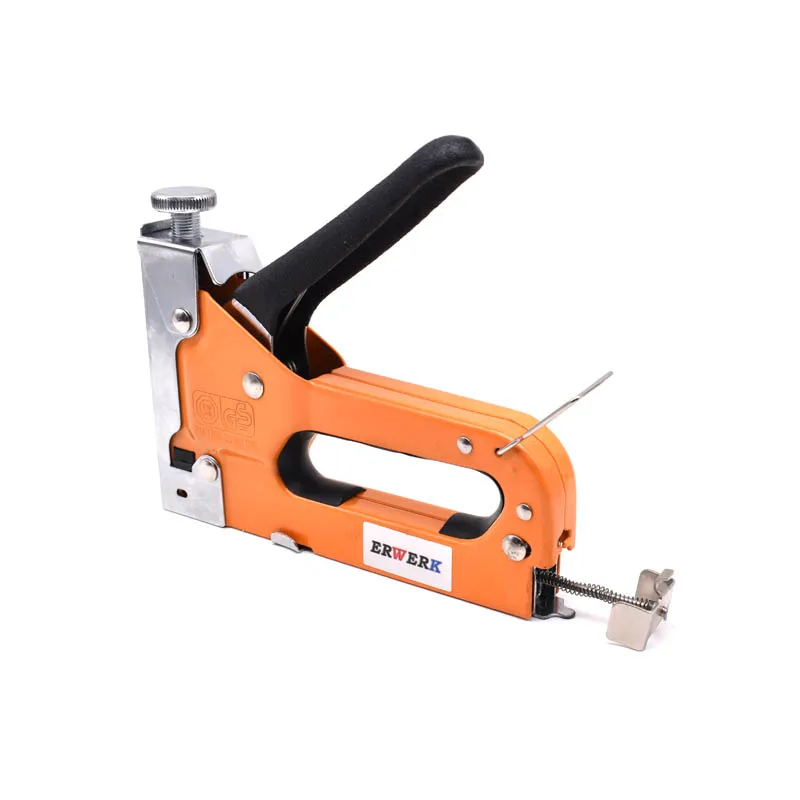 3 In 1 Manual Nail Staple Gun Furniture Stapler With 600Pcs Nails For Wood Door Upholstery Framing Gun Hand Tools