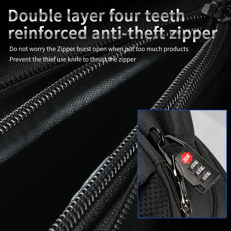 حقيبة ظهر جديدة للنساء من Tigernu مناسبة للكمبيوتر المحمول مقاس 15.6-19 بوصة حقيبة ظهر قابلة للتوسيع للسفر حقيبة ظهر نسائية مضادة للسرقة Mochila مع RFID