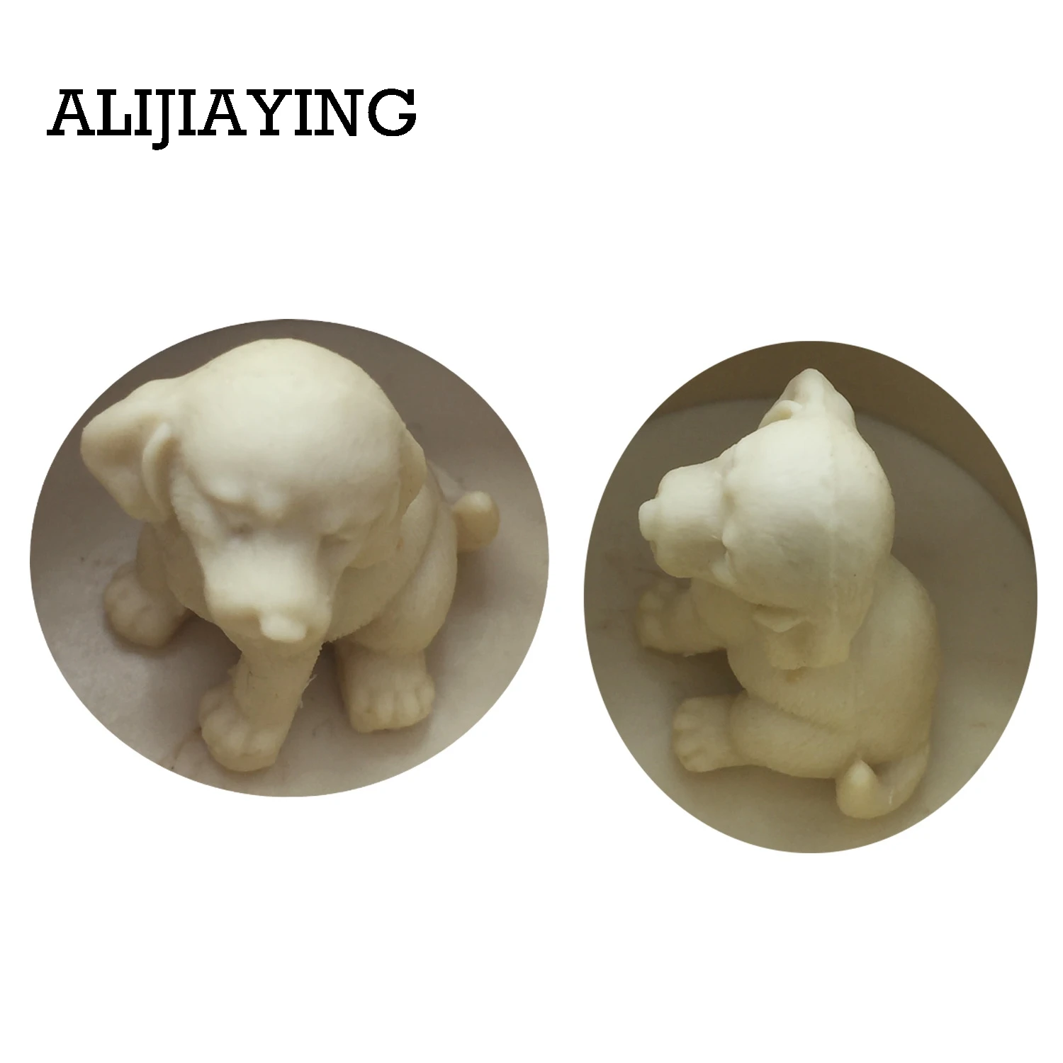 DY0018 3D dog Mold Handmade Craft Mould Plaster silicone molds Fondant Chocolate Moulds Resin Clay Soap candle Mold