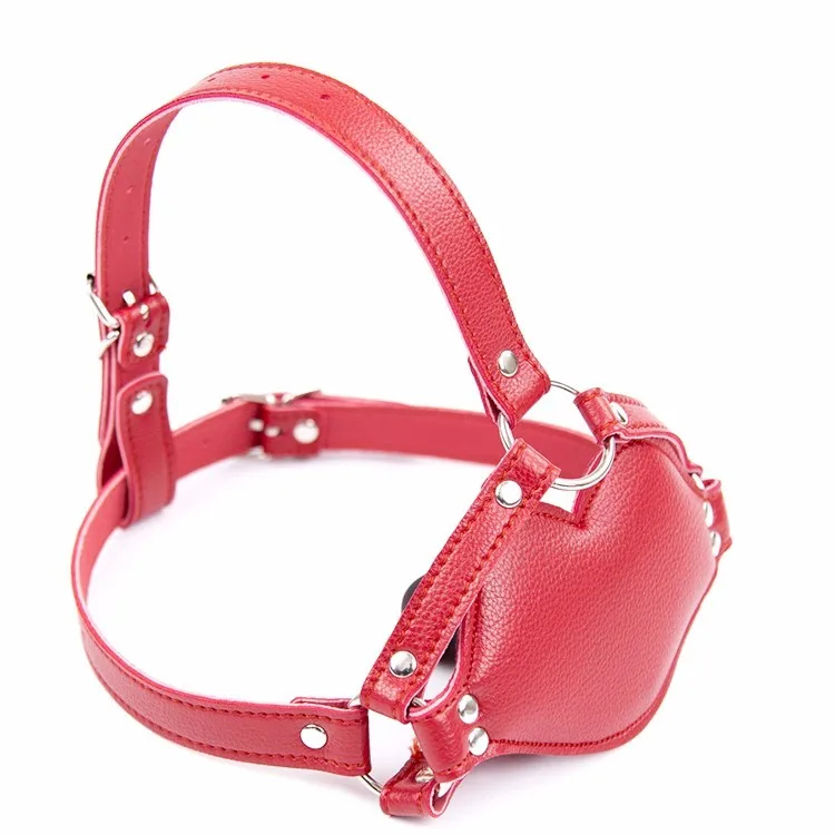 Silicone Penis Mouth Gag Dildo ,Leather Strap-on Gags Ball,Strapon Muzzle, BDSM Set, Sex Toys For Couples