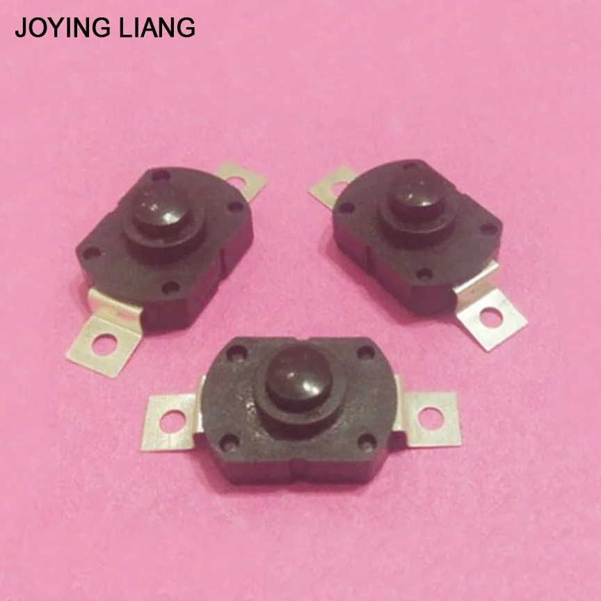 Joying Liang 3pcs/lot Flashlight Switch Strong Light Electric Torch Tail Switch 18mm * 12 Mm Flate Feet with Hole