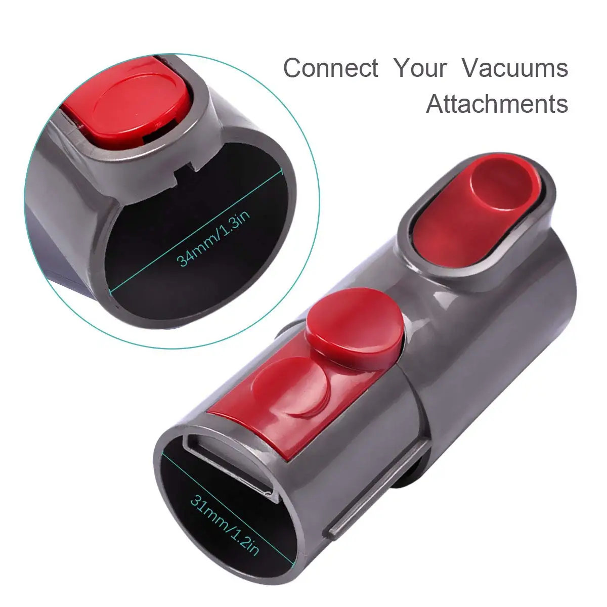 เครื่องดูดฝุ่นเครื่องมือ Adapter Converter สำหรับ Dyson V7 V8 V10 สูญญากาศสิ่งที่แนบมาสำหรับ V6 DC58 DC59