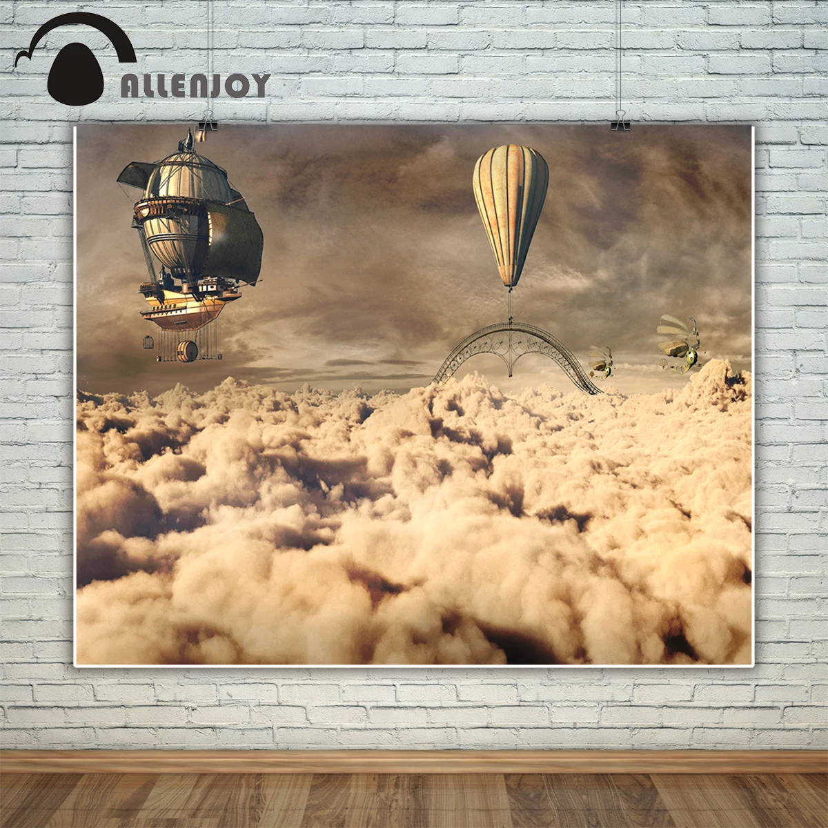 Allenjoy фон для фотосъемки Темный Фантастический пейзаж летающие облака фон для фотостудии новый дизайн камеры fotografica