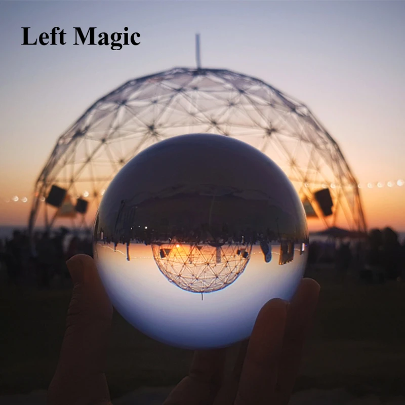 Ultra Clear Acrylic Crystal Ball 100MM Contact Juggling Magic Tricks For Professional Magician Magic Illusion Toy Accessories