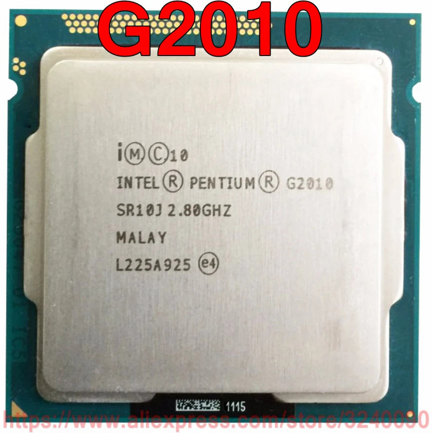 Original Intel CPU PENTIUM G2010 SR10J Processor 2.80GHz 3M Dual-Core Socket 1155 free shipping speedy ship out