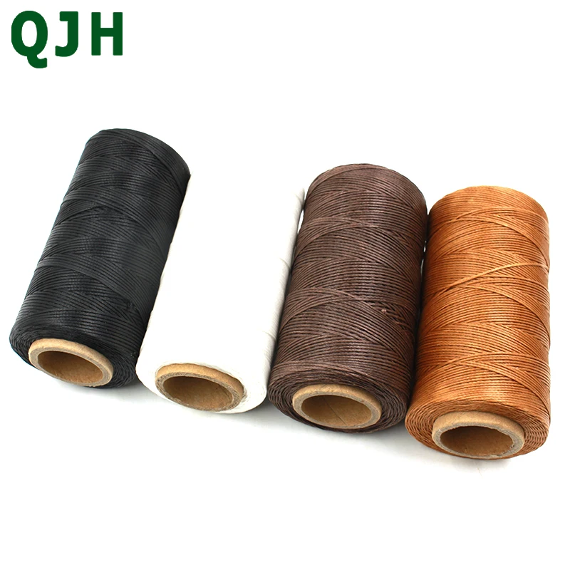 260m 150D Leather Sewing Wax Thread Hand Stitching Cord Craft DIY Leather  Tools Sewing Craft Leather Special Flat Waxed line