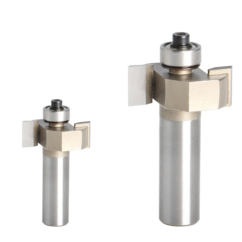 

1pc "T" type bearings wood milling cutter woodwork carving tools wooden router bits 1/4*3/8