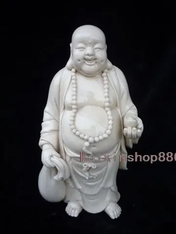 Blanc De China Dehua Porcelain Statue Of Buddha