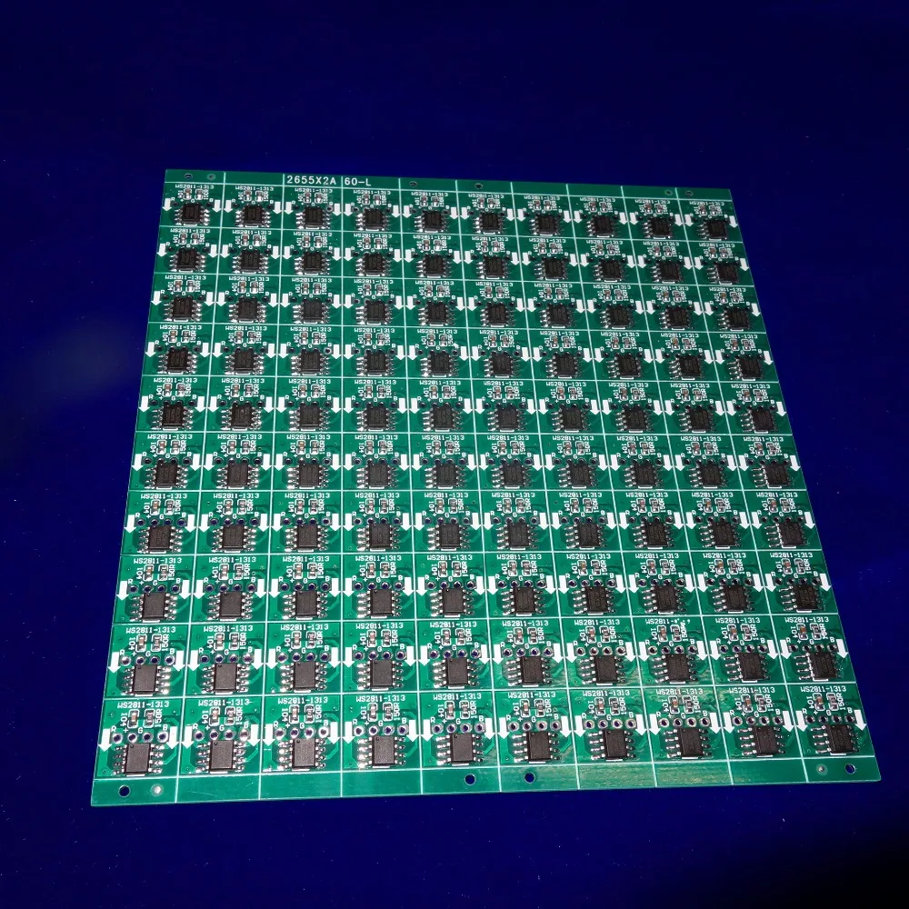 DC5V WS2811 addressable pixel PCBA;without LED;square type