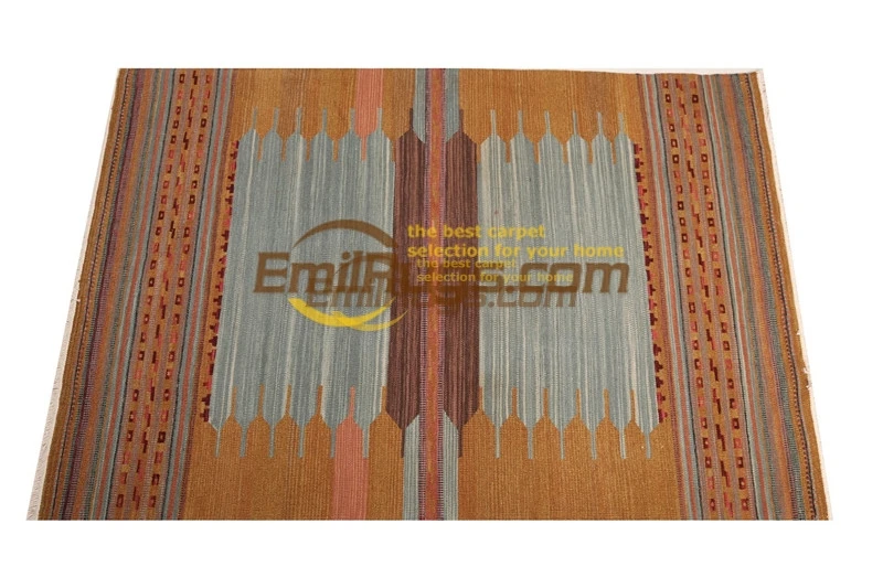 

Kilim Carpet Wool Handwoven Wool Carpets Livingroom Carpet Geometric Carpet Bedroom Turkish Carpets Wool Knitting Carpets