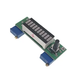 LM3914 blu 10 segmenti 3.7V litio 12V modulo indicatore di capacità della batteria Tester del livello di alimentazione Display a LED kit elettronici fai da te