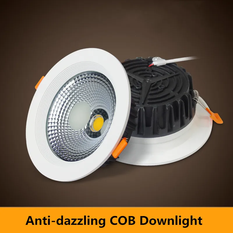 

Led downlight light COB Ceiling Spot Light 3W 5W 7W 10W 15W 20W 30W 40W 85-265V ceiling recessed Lights Indoor Lighting