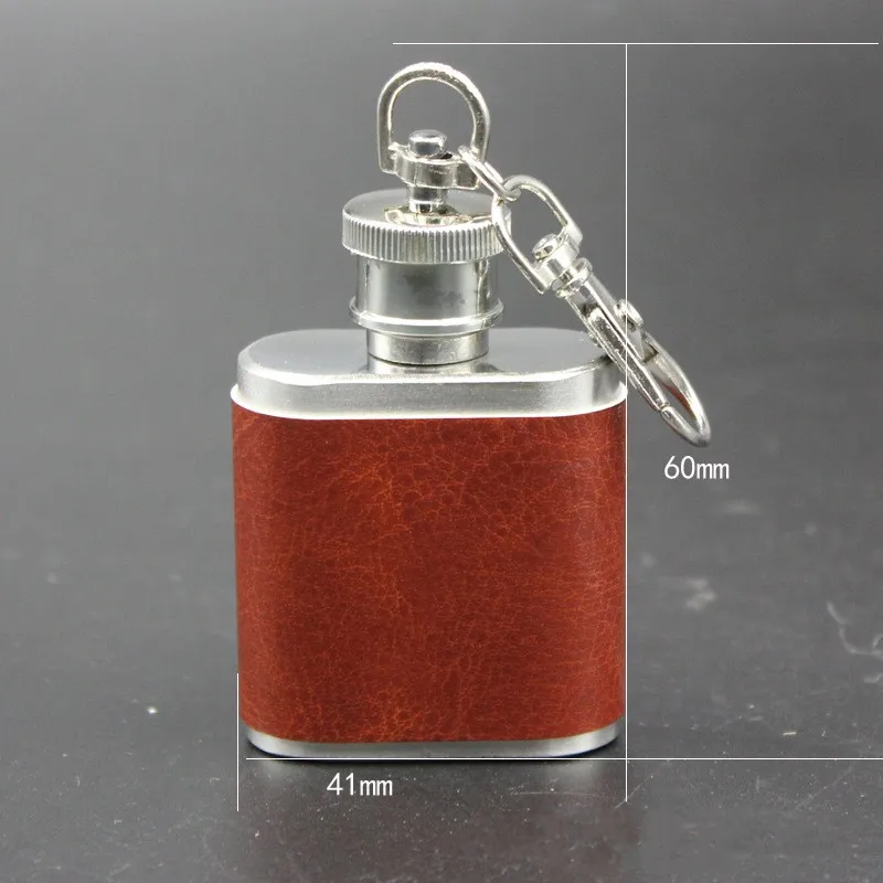 

Creative mini 1oz stainless steel hip flask portable Russian Flagon white hip flask with postage flat pot shape