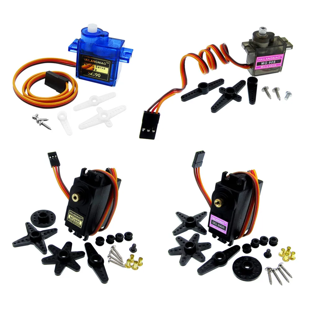 Mini Micro Servo para helicóptero de control remoto, 250, 450, SG90, MG90S, 9g, MG995, MG996, S3003, para RC 1, piezas