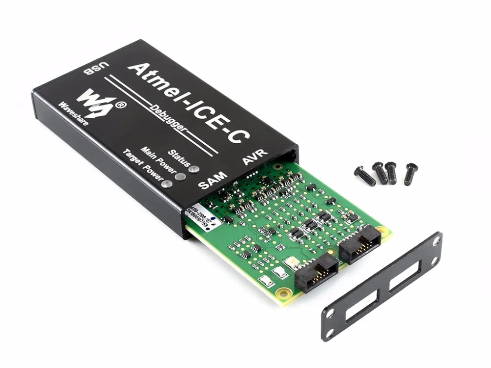 Atmel-ICE-C, Original PCBA à l'intérieur, pleine fonctionnalité, rentable pour le débogage programmation Atmel SAM/AVR microthorac