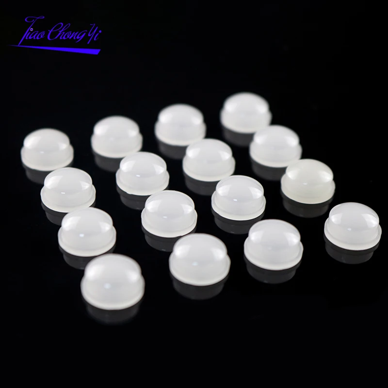 

100Pcs 5050 LED Lens Milk white Reflector Collimator For 5050 SMD 90 Degree 11x6mm Convex Optical Lens