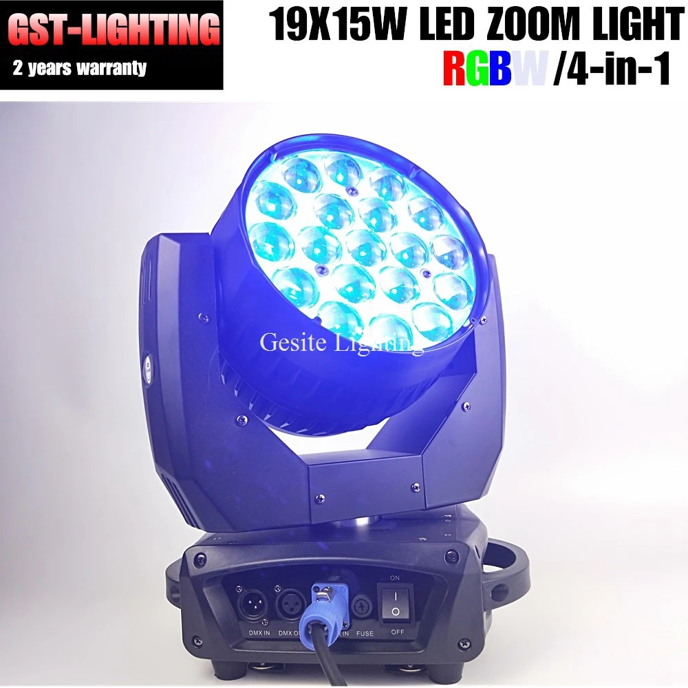 

19x15W Led RGBW 4in1 Wash/Zoom Moving Head Wash Professional Stage Dj Lighting