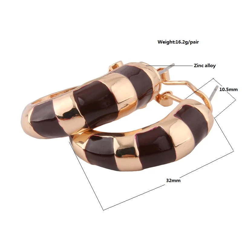 NeeFuWoFu Big Earring Flash Printed Ring For Women For Ear Large Long Brinco Printing Oorbellen Fashion Jewelry Mama Accessorie