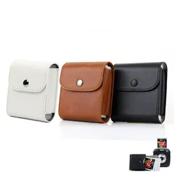 Retro Leather Button Pouch Photo Case For Storage Fujifilm Bag Instax Mini 9 Camera Square Films Photo Bag SQ10 SQ6 SQ20 SP3