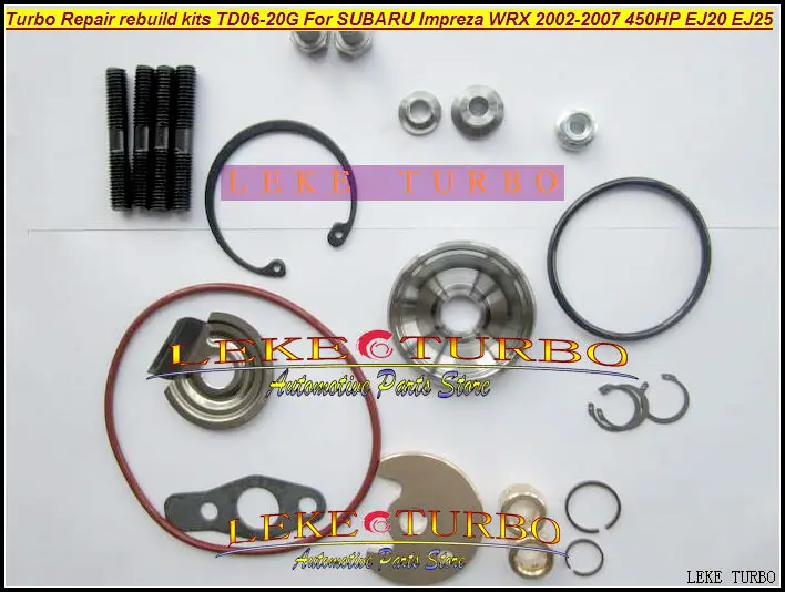 

ww Turbo Repair Kits rebuild kit TD06-20G TD06 20G TD06-20GHW For SUBARU Impreza WRX 2002-07 MAX HP 450HP Engine EJ20 EJ25