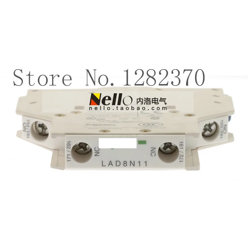 [ZOB] Imported original contactor side-mounted auxiliary contacts LAD8N11 LA-D8N11 1NO1NC  --10pcs/lot