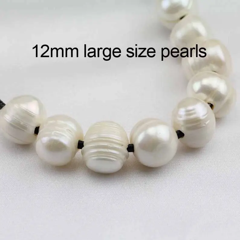 Unique Pearls jewellery Store,12mm Large Potato Freshwater Pearl Loose Beads,DIY Jewelry Material Offer