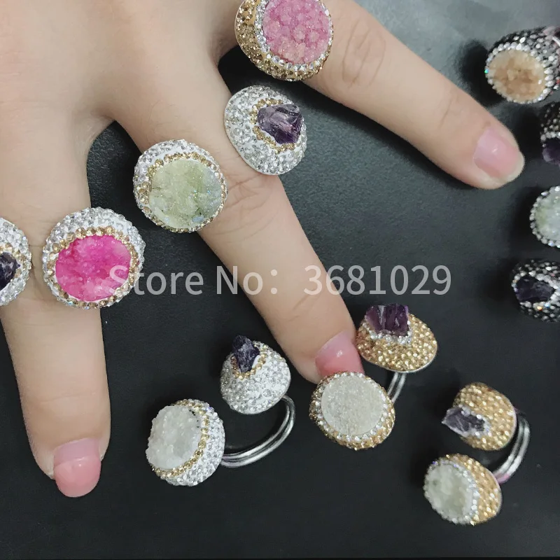 Natural  open ring DIY jewelry gift retention accessories ring