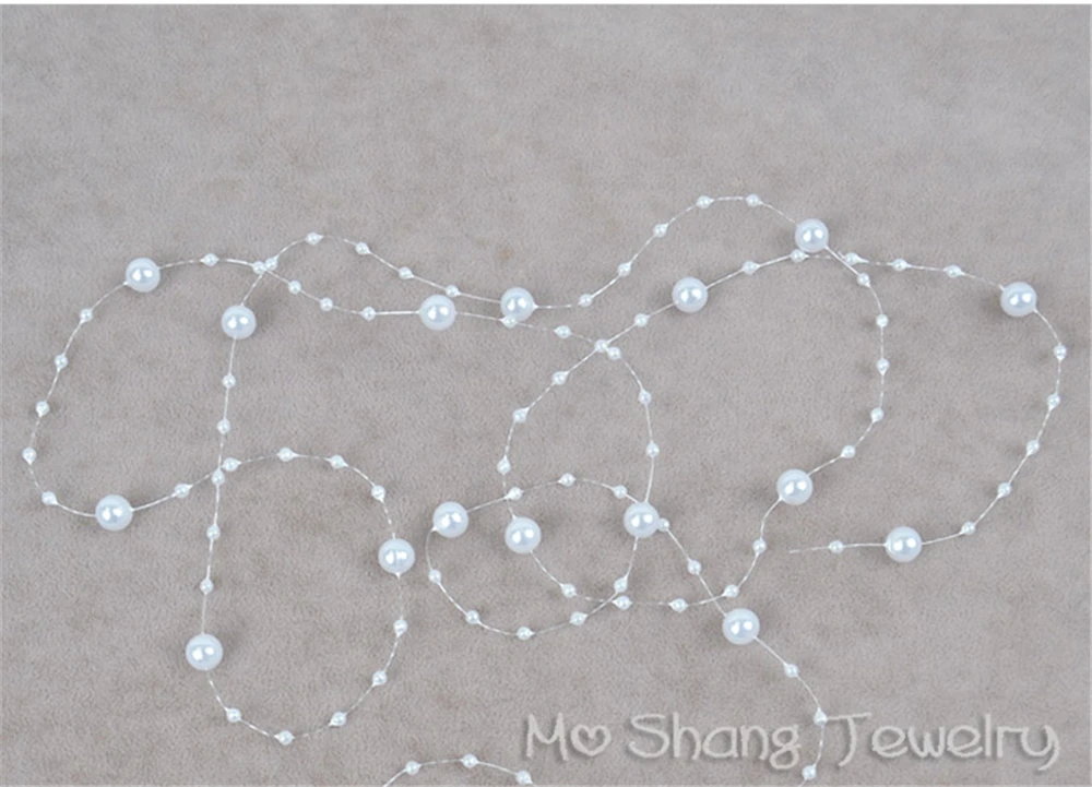 Simulated Pearl Bridal Hairband Handmade Pearl Soft Chain Headband Bridal Hair Accessories Wedding Bridal