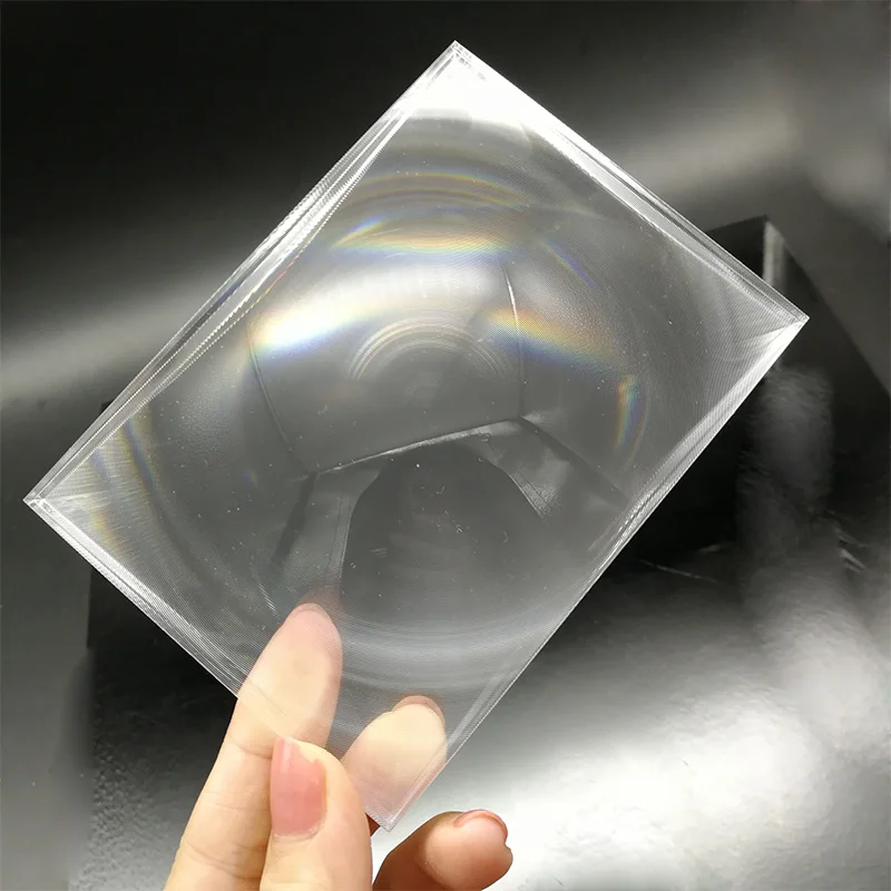 250*250mmFocal length 200/300/400mm fresnel lens for DIY projector flat  diffuser LED Acrylic Lens