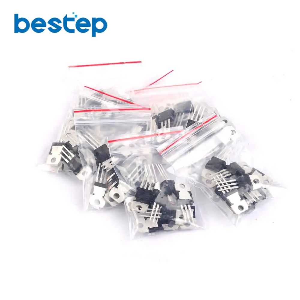 80PCS 8values each 10pcs 7805 7809 7812 7815 7905 7912 7915 LM317 to-220 transistor kit