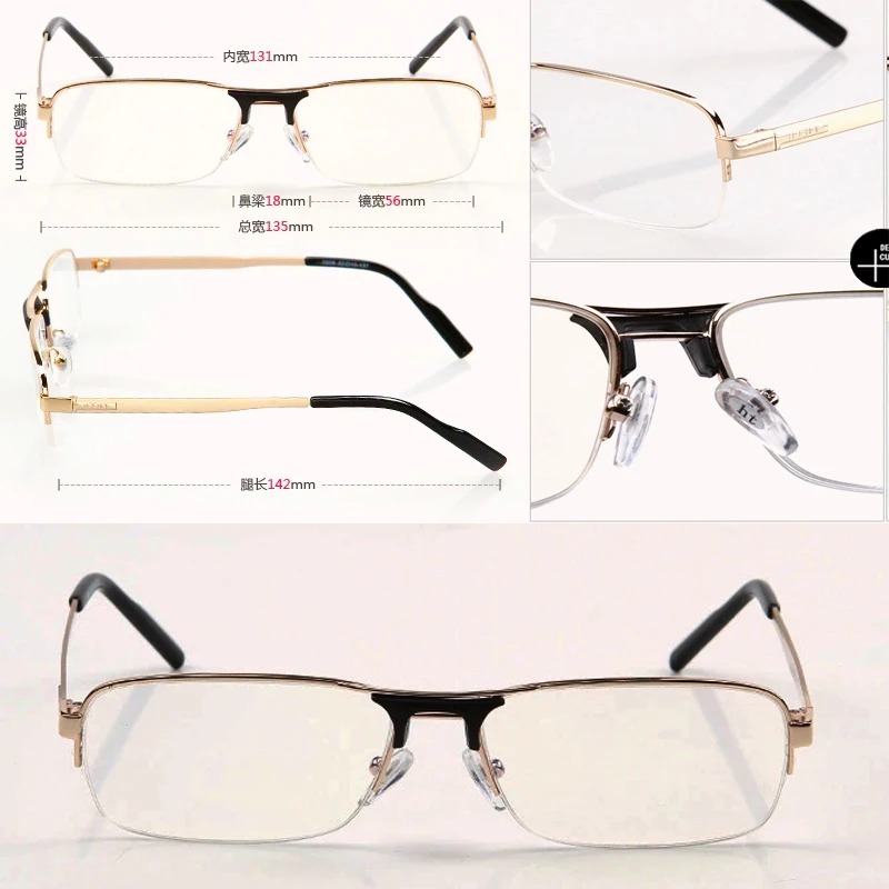 

2015 New Designer CRYSTAL Titanium Alloy high quality aviation style Richman oculos reading glasses +1 +1.50 +2.0 +3.0 +3.5 +4