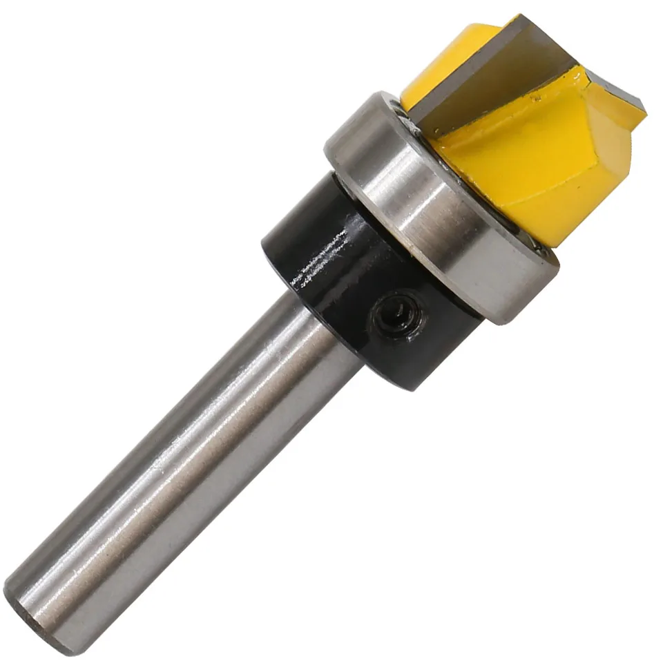 Imagem -04 - Dobradiça Mortise e Modelo Router Bit in x 16 in h Bottom Cleaning Corte de Moinho de Extremidade Reta Flush Trim 1pc