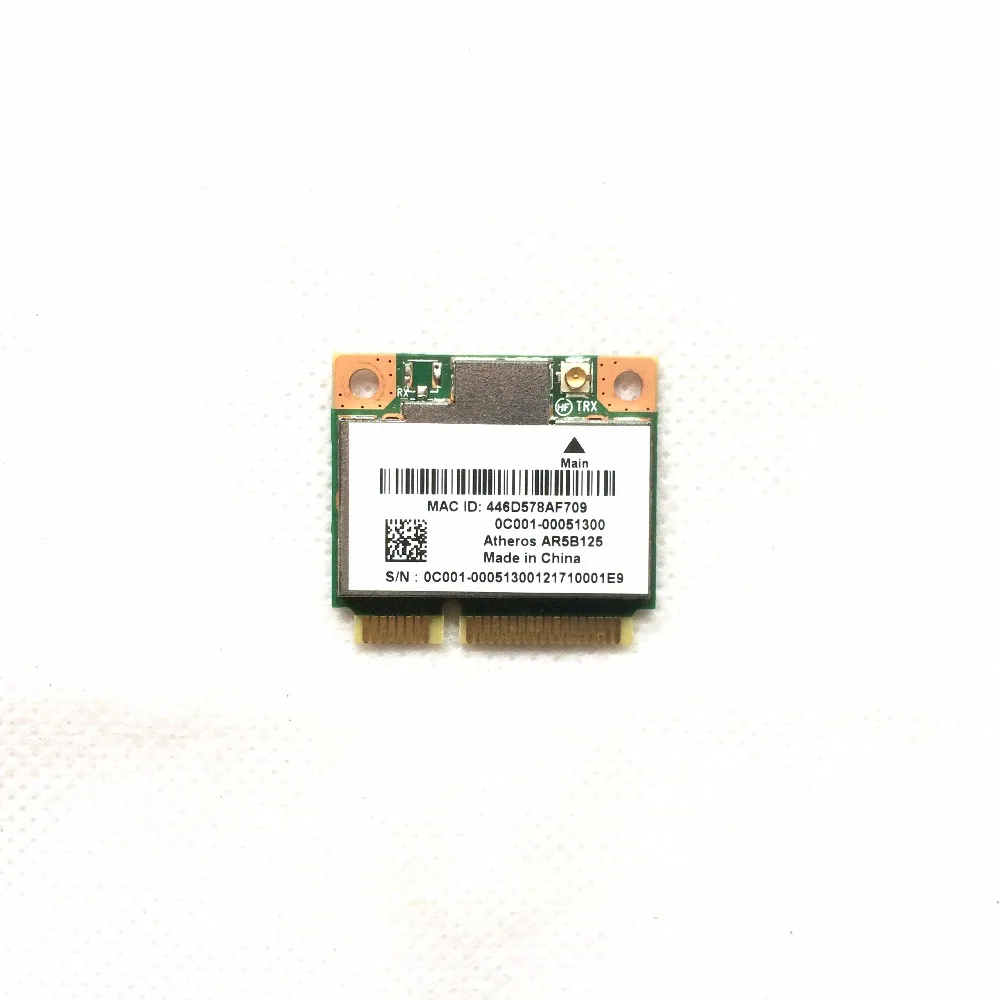 802.11n 1x1 PCIe MiniCard Wi-Fi WLAN Беспроводная карта AR5B125 0C001-00051300 для Asus F200CA X200CA R051CX