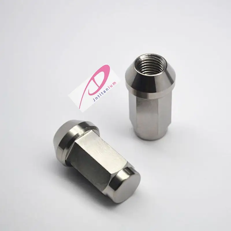 Jntitanti Gr5 titanium wheel lug nut M12x1.25/1.5x35mm M14x1.25/1.5x35mm 16ps and 20ps