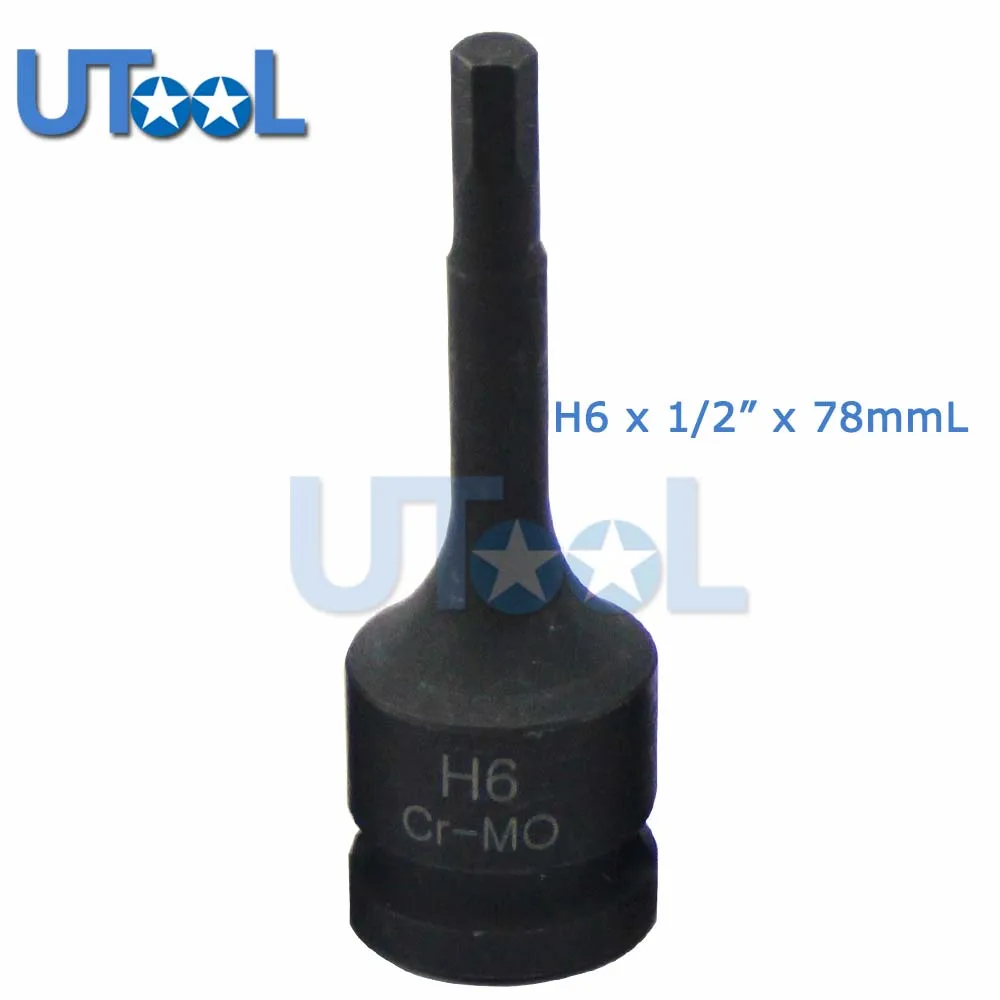 1/2 DR Impact Bit Socket H5 H6 H7 H8 H9 H10 H11 H12 H14 H16 H17 H18 H19