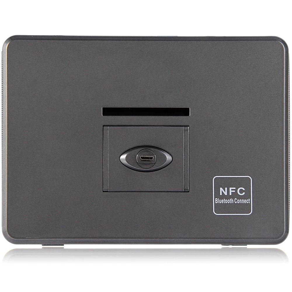 EXRIZU Bluetooth Speakers Alarm Clock NFC FM Radio 8Pin Type-C Micro USB Charger Dock Phone Station Speaker for iPhone Android