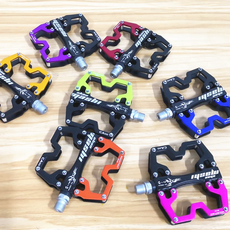 2019 New Aluminum alloy CNC  ultralight  cycling  BMX pedal  MTB mountain bike pedals 360 g/pair 6 colors optional