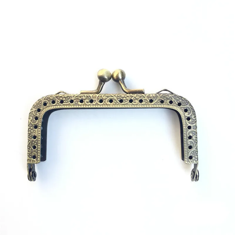 10Pcs Kiss Clasps Lock Clips Rectangle Purse Square Frame Clutch For Handbag Handle Luggage Bag Accessories 8.5cm